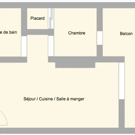 アパート - 25m2 Avec Balcon - 4p *